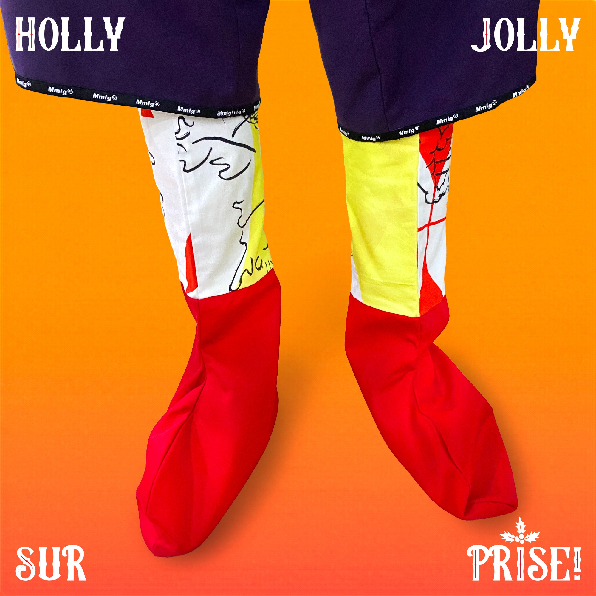Holly Jolly Santa Stocking